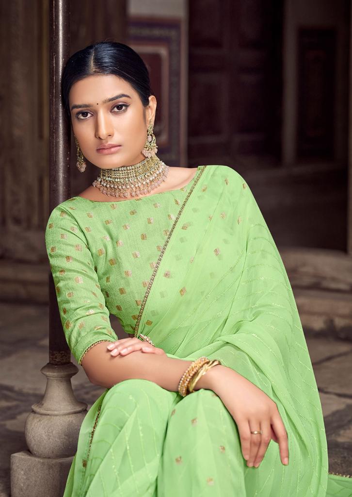Kashvi Gargi Party Wear Designer Fancy Georgette Saree Collection
